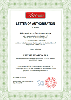 LETTER OF AUTHORIZATION - Francie