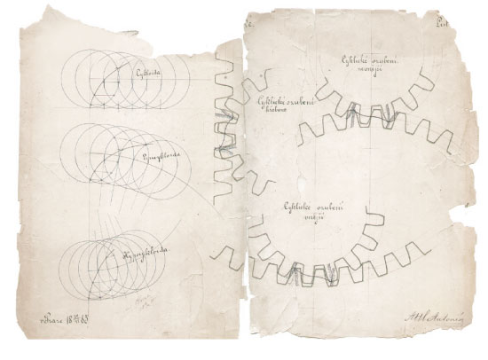 Technical sketch, 1889