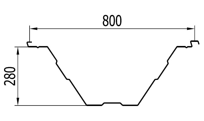 Profil obloukové haly
